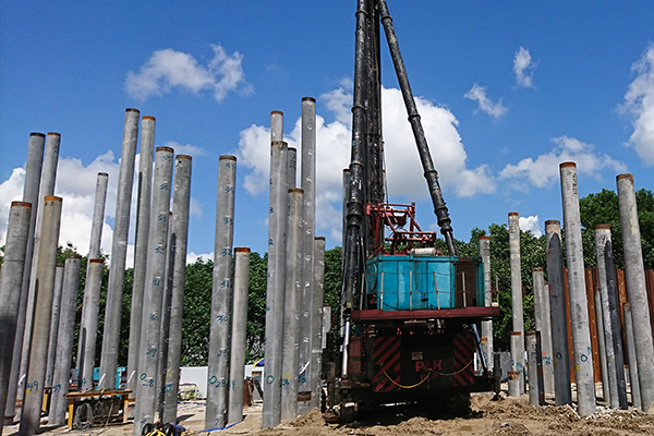 Foundation works - Precast prestressed spun concrete piles