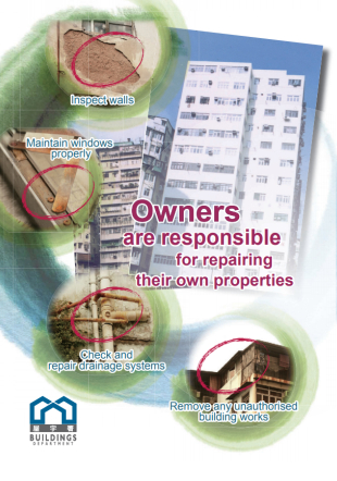 Owners are responsible for repairing their own properties