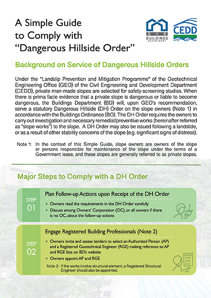 A Simple Guide to Comply with Dangerous Hillside Order
