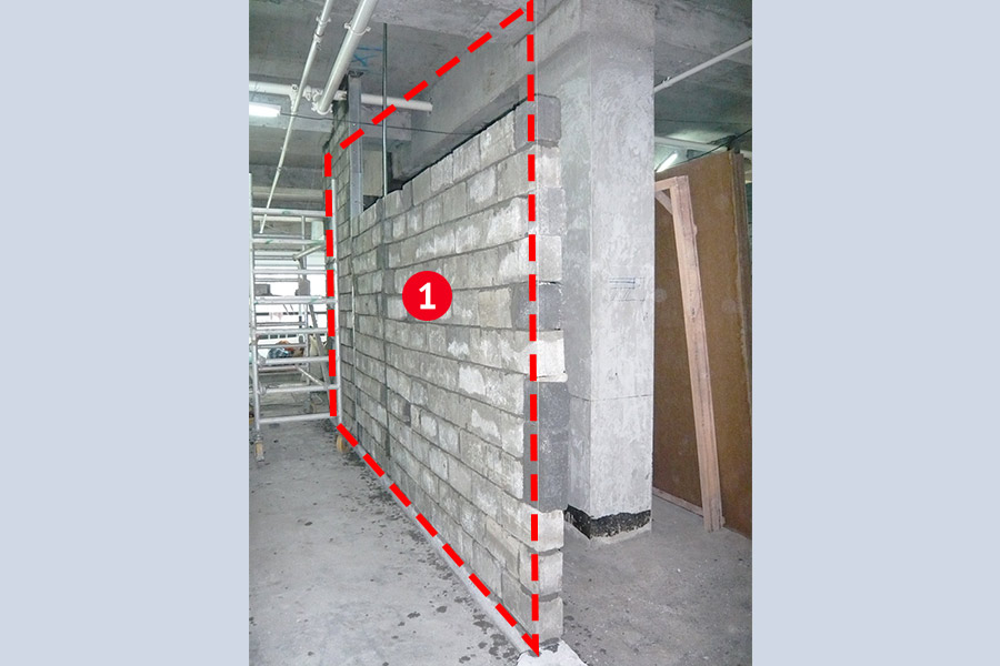 Partition walls inside flats Buildings Department