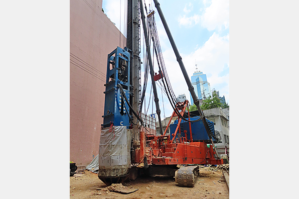 Foundation works - Driven steel H-piles