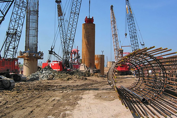 Foundation works - Large diameter bored piles