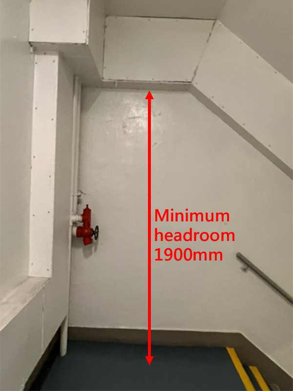 Minimum Headroom 1900mm