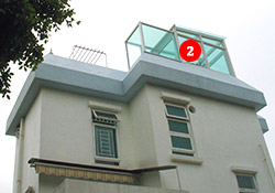 圍封的天台搭建物