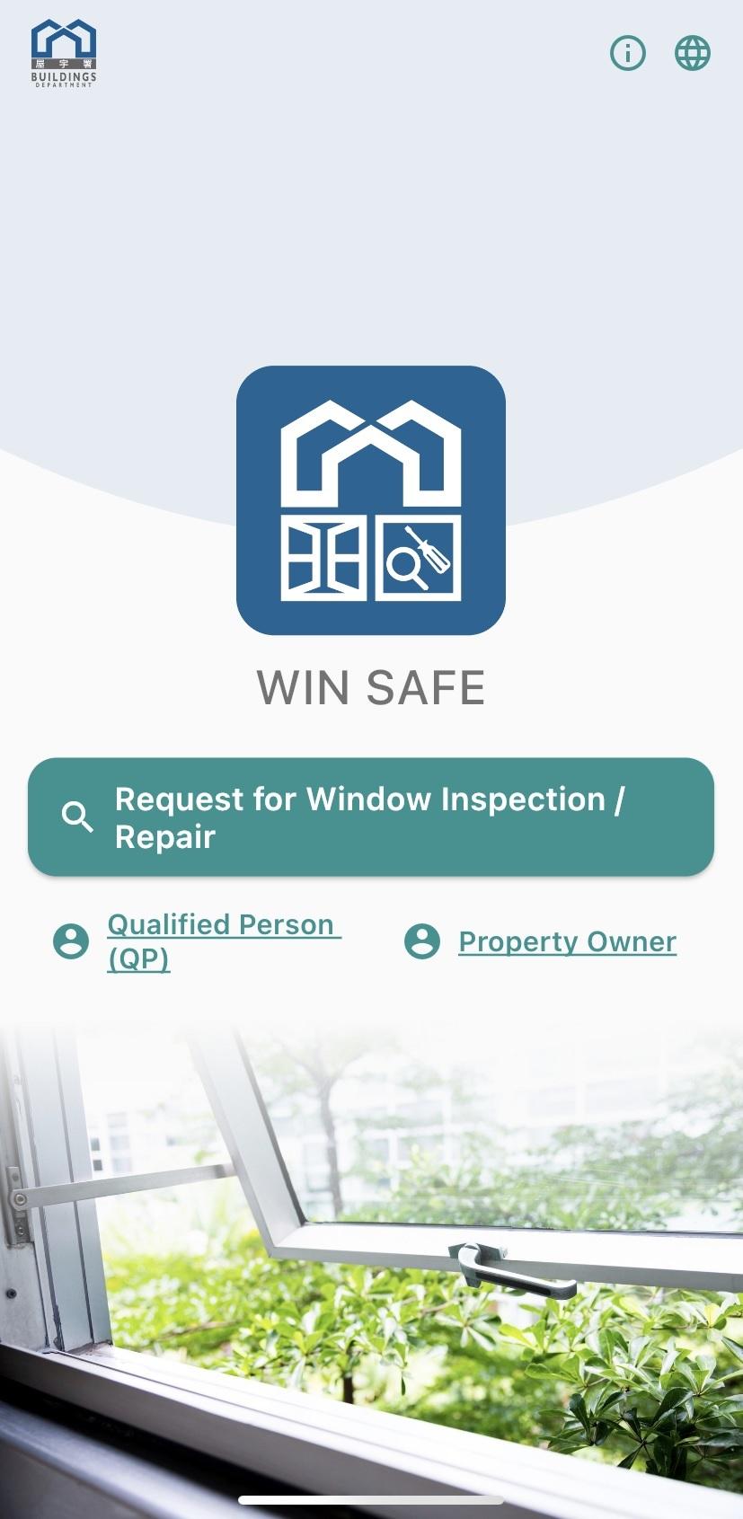 Mobile application "WIN SAFE"