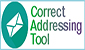 Link to "Correct Addressing" tool