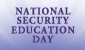 Link to National Security Education Day